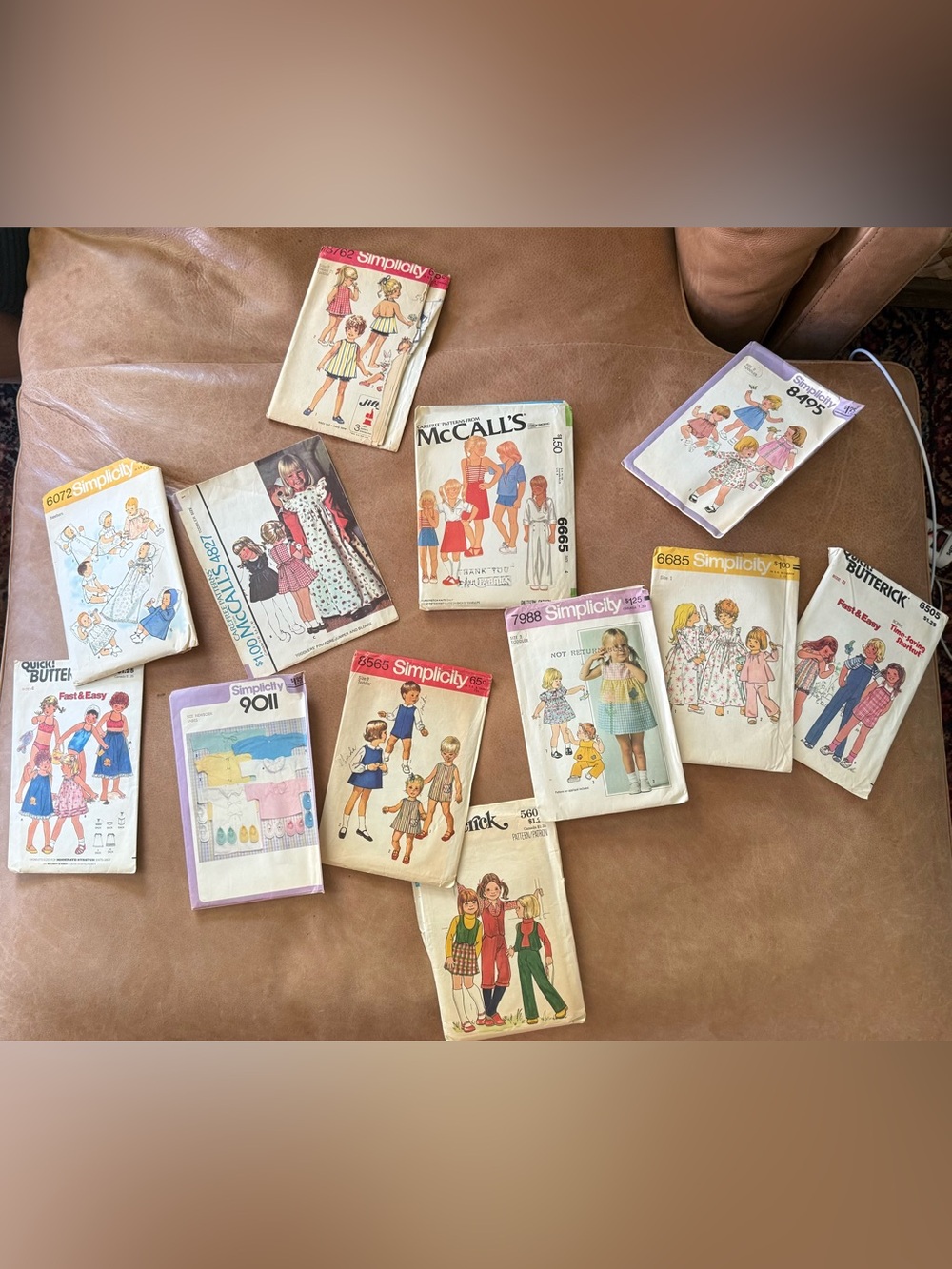 Mixed Brands 33 Vintage Child Unisex Sewing Pattern Lot Simplicity McCall's